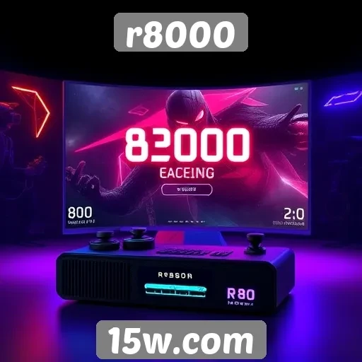 Como o r8000 se destaca entre plataformas de jogos